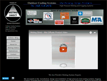 Tablet Screenshot of outdoorcooling.org